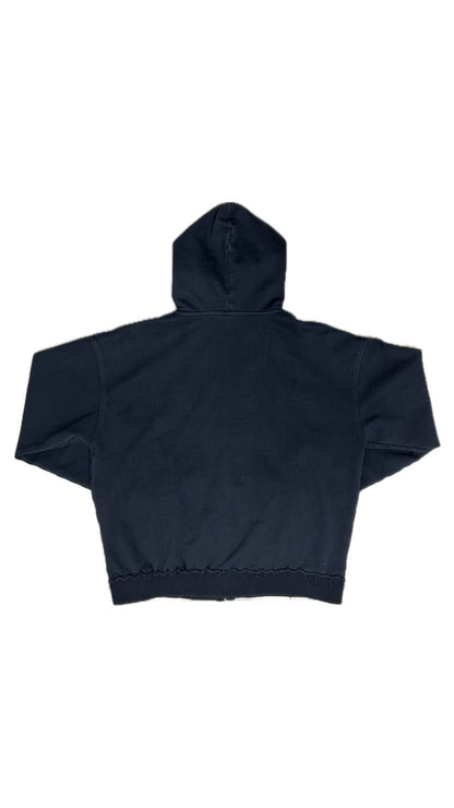 Black Washed Zip Up
